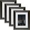 4 Pack Craig Frames Victoria Black & Gold Picture Frame with Mat